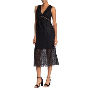 Anthropologie Joie Ardal Lace Sleeveless Midi Dress w/Cut Outs Like New (Size:4)